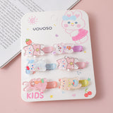 Simpatico e divertente fermaglio per capelli con combinazione di cartoni animati -1