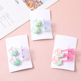 Tulipano un paio di fermagli per capelli