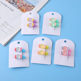 Colorato adorabile bambini acrilico capelli pin-2pcs-7