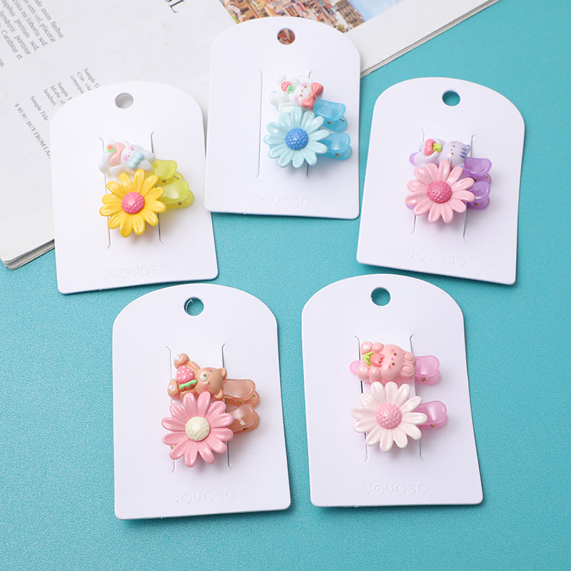 Colorato adorabile bambini acrilico capelli pin-2pcs-10