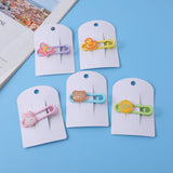 Colorato adorabile bambini acrilico capelli pin -26