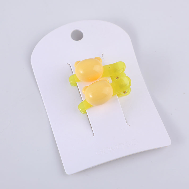 Colorato adorabile bambini acrilico capelli pin -2pz-46