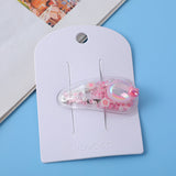 Spilla per capelli in acrilico per bambini, colorata e adorabile - 48