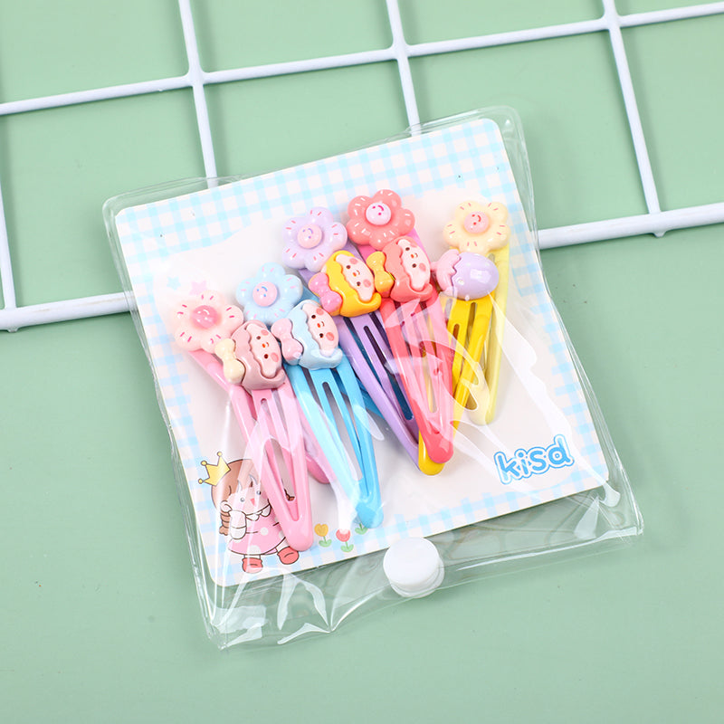 Fermaglio per capelli a girasole con sacchetto confezione 10pz