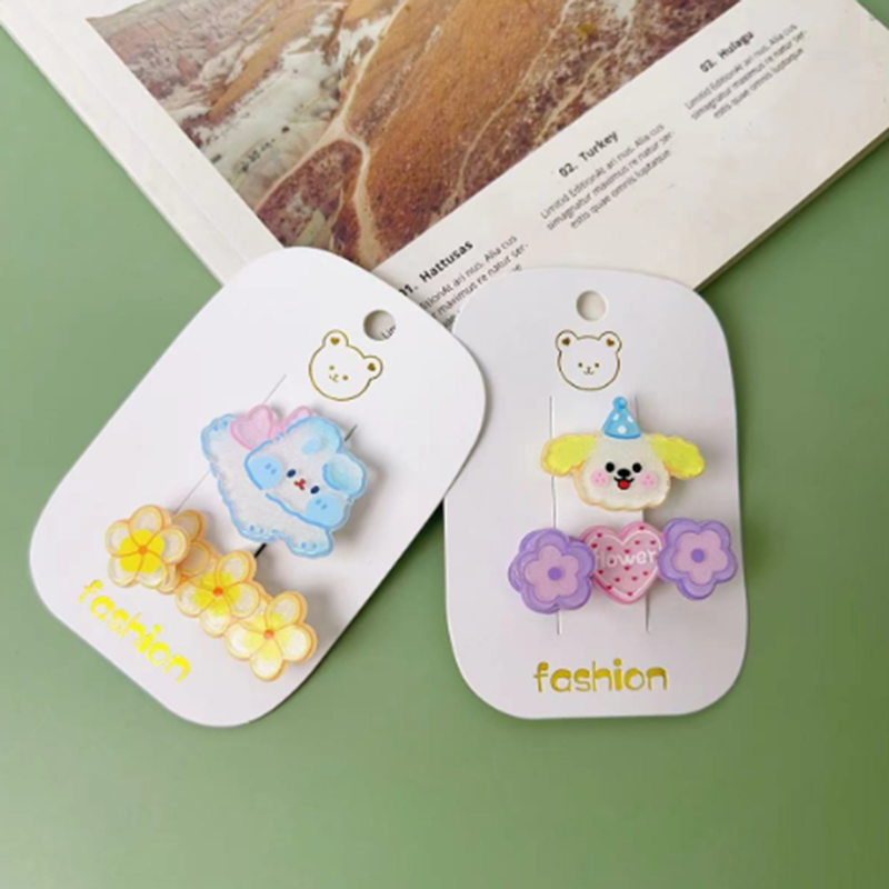 Set di clip per capelli carino-2pcs