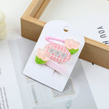 Fermaglio per capelli a tema floreale- 3 pezzi