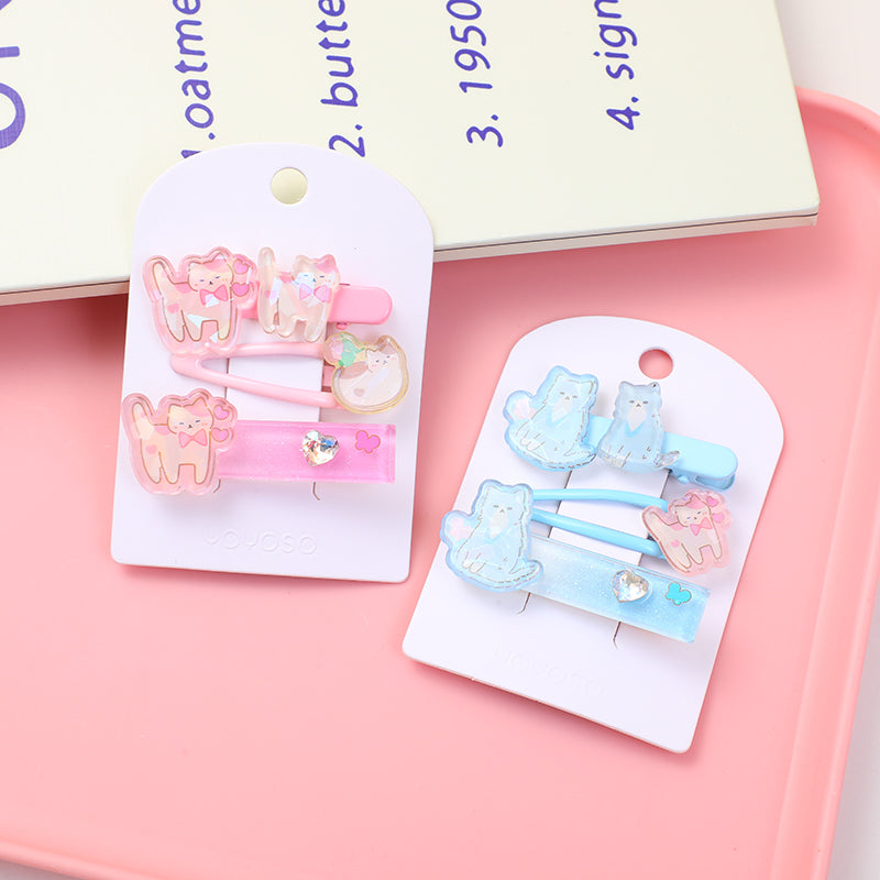 Set di fermagli per capelli della serie Kitten