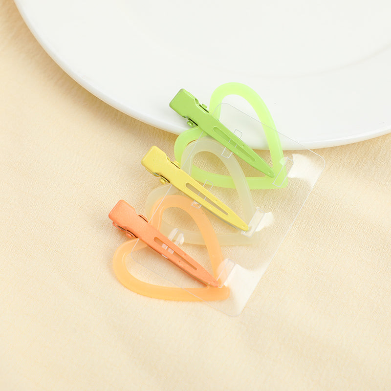 Fermagli per capelli in acrilico Love