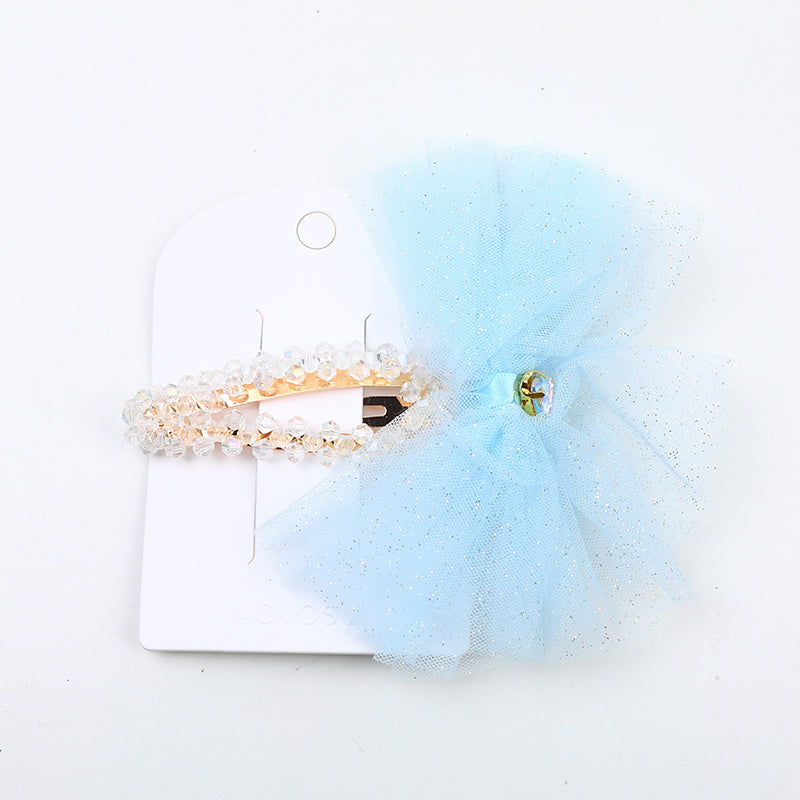 Fermaglio per Capelli per Bambini della Serie "Principessa Blu"-5