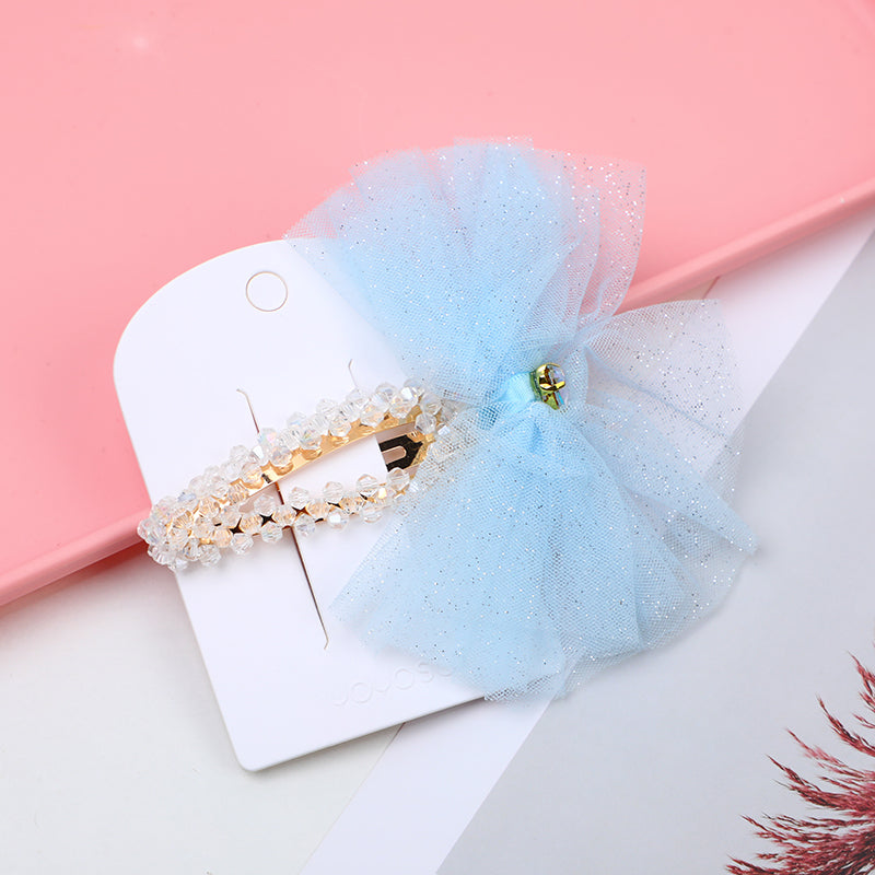 Fermaglio per Capelli per Bambini della Serie "Principessa Blu"-5