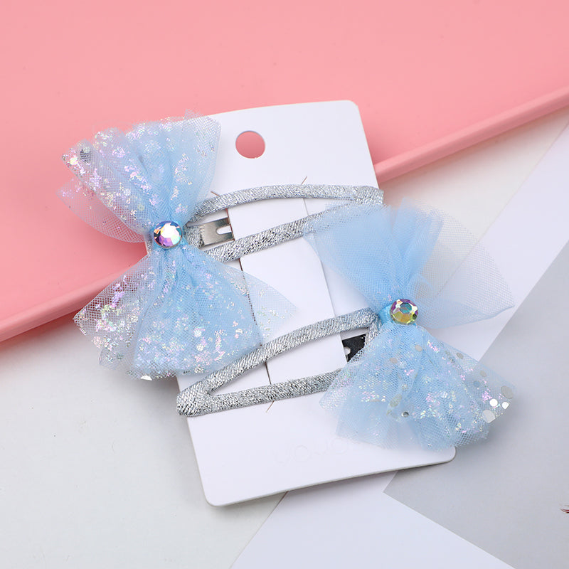 Fermaglio per Capelli per Bambini: Serie "Principessa Blu"-6