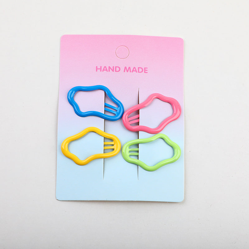 Fermaglio BB a forma di nuvola colorata