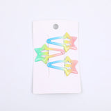 Clip BB a forma di cuore con sfumatura epossidica - 3 pezzi