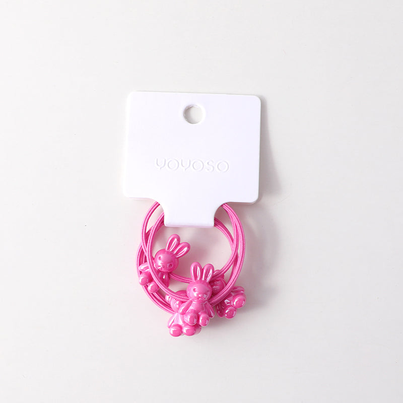 Fascetta per capelli con orso e coniglio -4pz