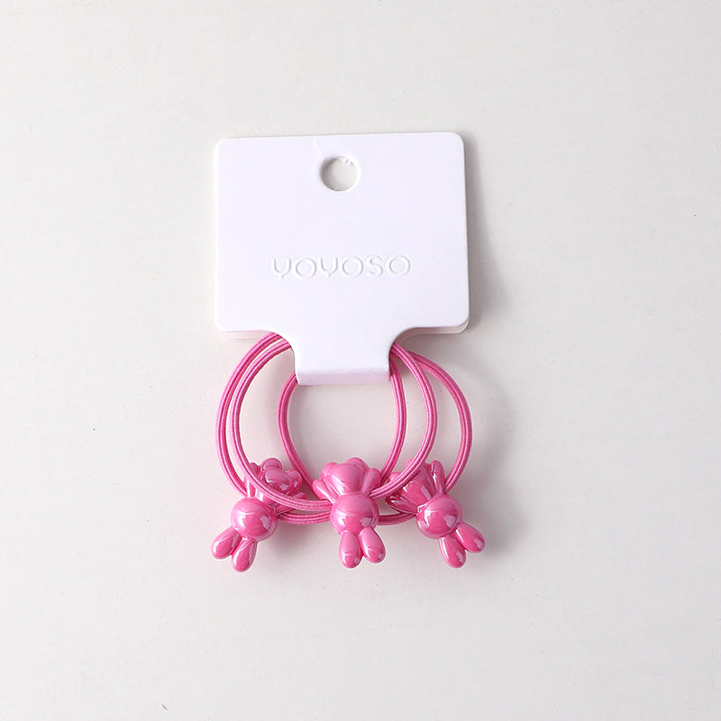 Fascetta per capelli con orso e coniglio - 3 pezzi