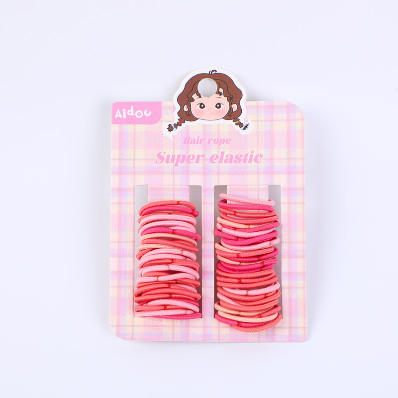 Elastici per capelli colorati per bambini-60 pezzi