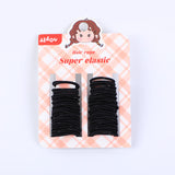 Fascetta per capelli nera per bambini-60pz