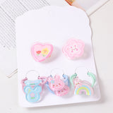 Set di accessori per capelli per bambini in stile cartone animato