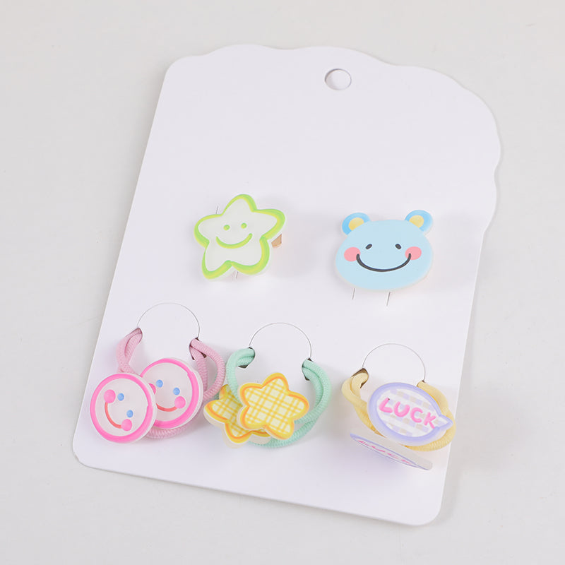 Set di accessori per capelli per bambini della serie Cartoon-4