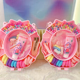 Scatola ovale colla crema set fai da te 091