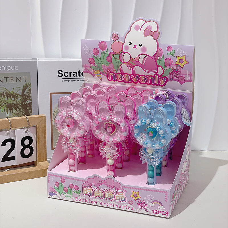 Set di braccialetti fai-da-te coniglio lecca-lecca in cartone animato