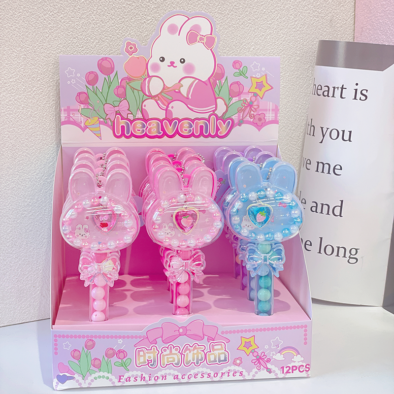 Set di braccialetti fai-da-te coniglio lecca-lecca in cartone animato