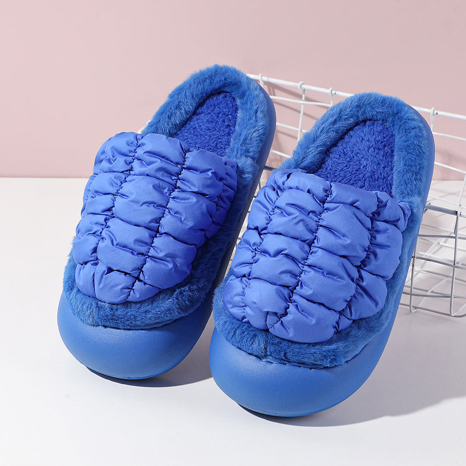 Pantofole chiuse alla moda da donna con punta chiusa-klein blu taglia 36-37