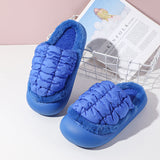 Pantofole chiuse alla moda da donna con punta chiusa-klein blu taglia 38-39
