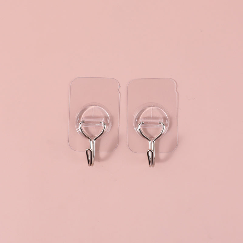 Gancio trasparente senza traccia rettangolare 6 pezzi