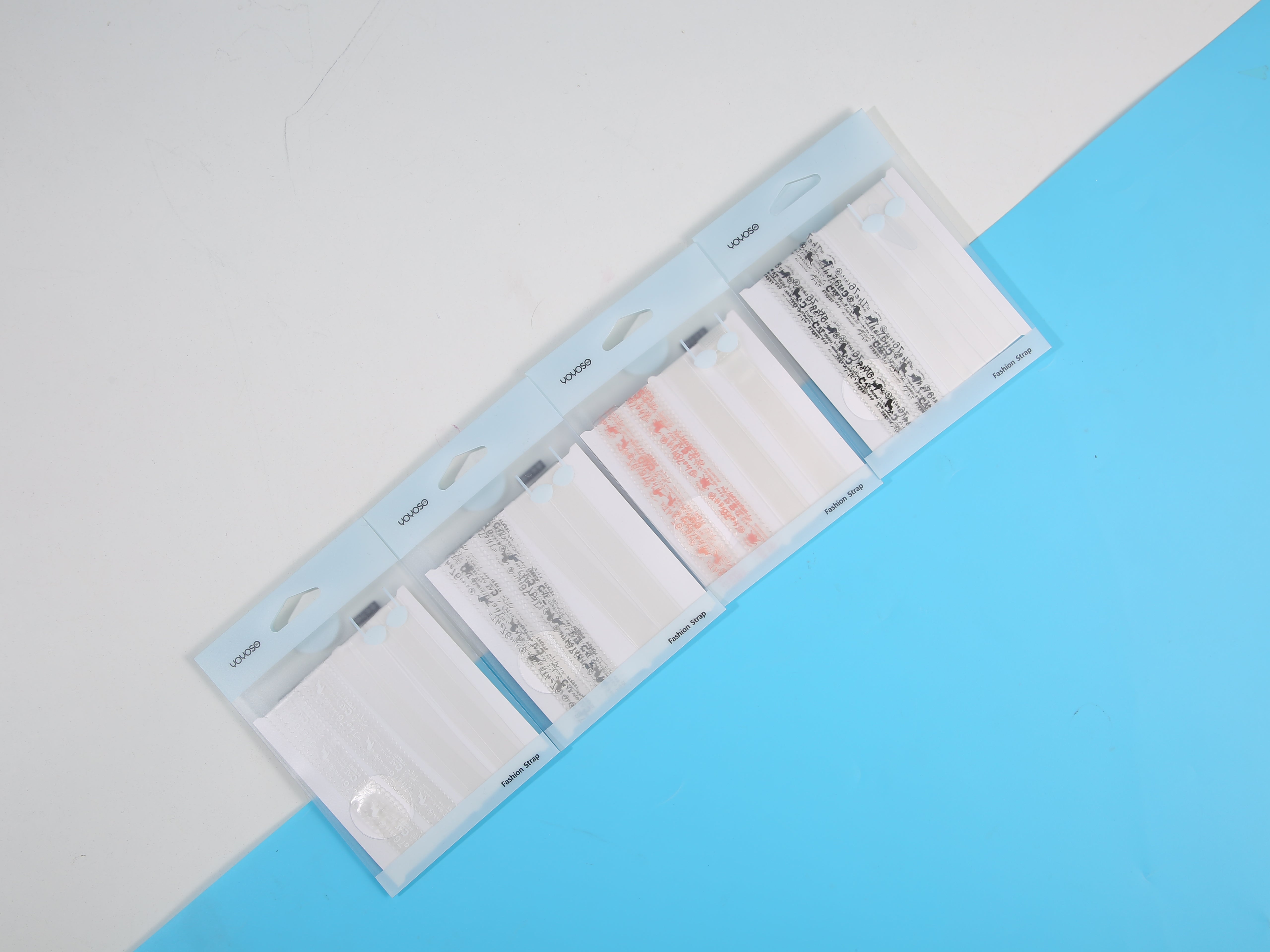 Tracolla con stampa gatto 2 coppie