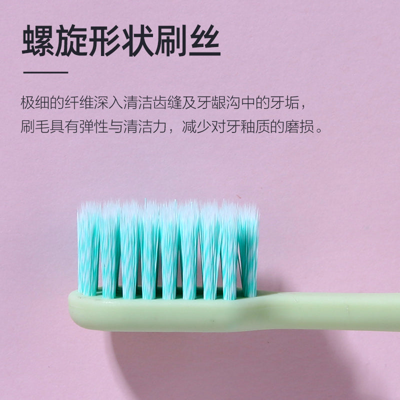Spazzolino con setole a spirale per la pulizia profonda - 2 pz.