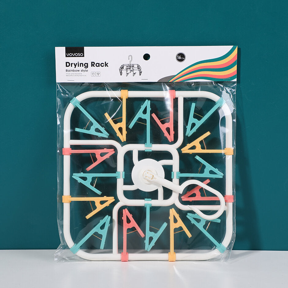 Stendino quadrato con colori arcobaleno