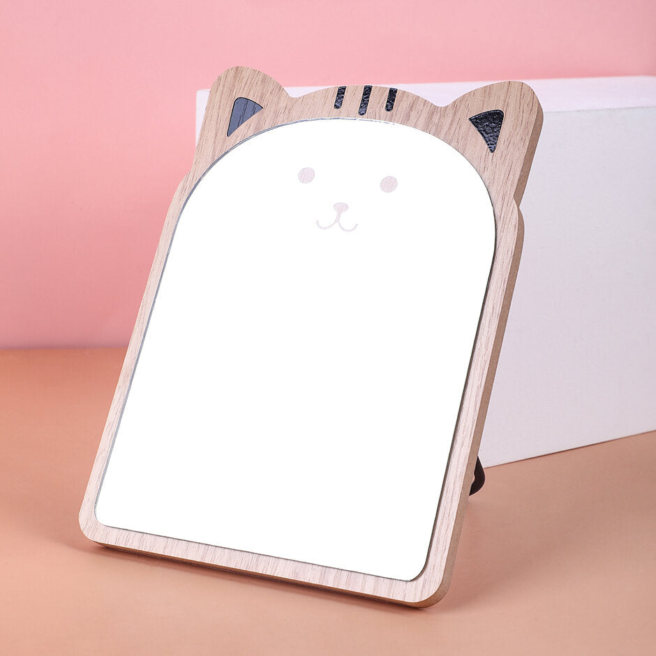 Specchio da tavolo con orecchie per gatto