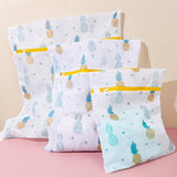 Set di 3 sacchetti per biancheria con stampa cactus