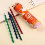 24 colori di matita colorata in barattolo