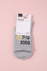 Calzini da donna a metà polpaccio con combinazione di parole divertenti