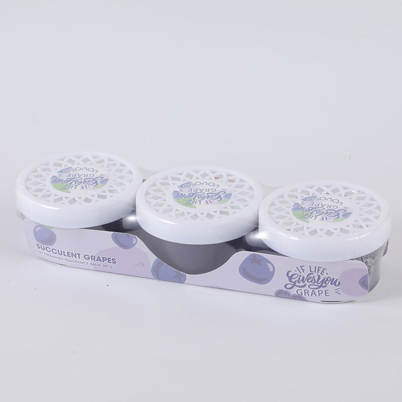 Balsamo profumato deodorante di ambienti 3 pezzi-uva succulenta