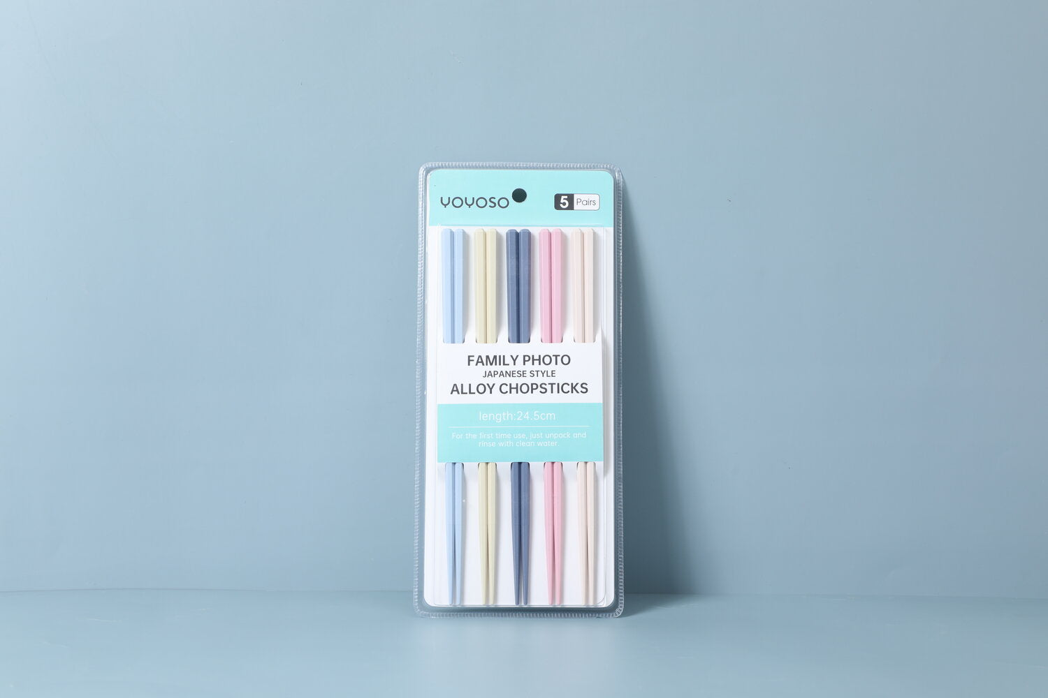 Bacchette esagonali in lega a cinque colori 5 paia