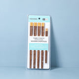 bacchette di legno 5 paia