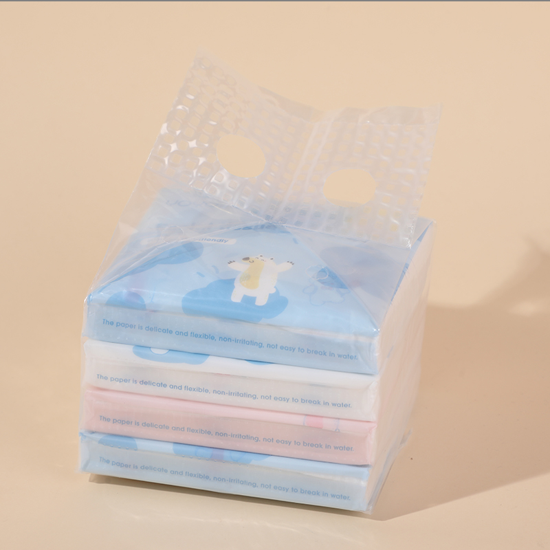 Carta igienica morbida per il viso della serie Cute Animal - 4 confezioni