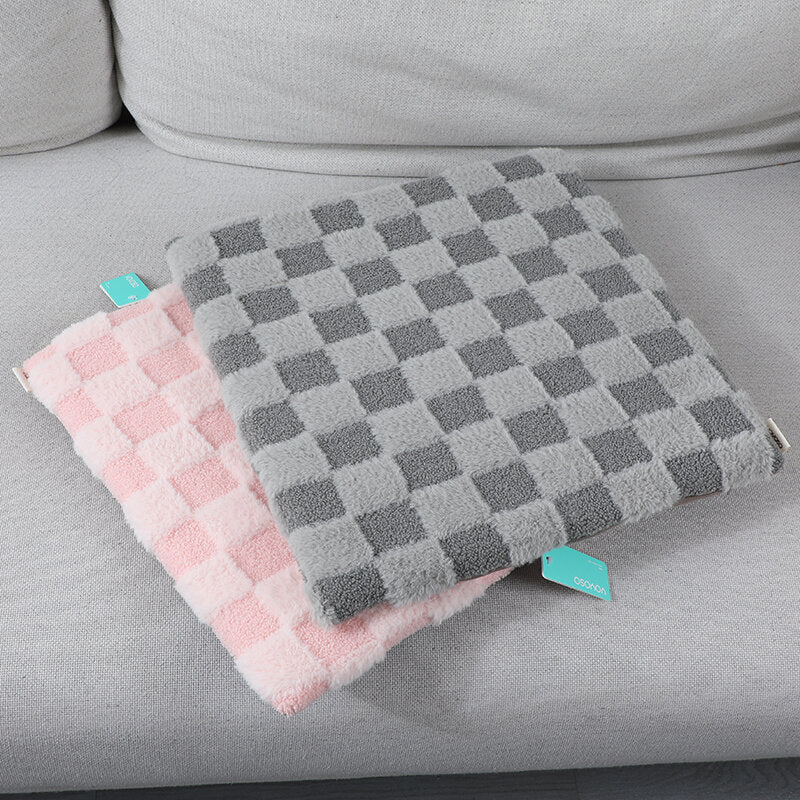 Cuscino quadrato della serie plaid