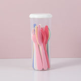 Set di posate ecologiche da 18 pezzi