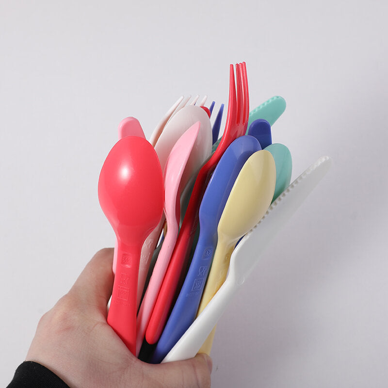 Set di posate ecologiche da 18 pezzi