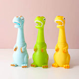 Giocattolo sonoro in pelle con bocca grande di dinosauro