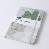 Taccuino con coditina rigida della serie Natura a righe orizzontali A5-96 fogli