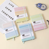 Notebook Linea orizzontale incontro arcobaleno quaderno con copertina rigida A6-96 fogli