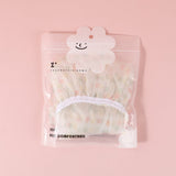 Cuffia da doccia a pois a doppio strato - verde