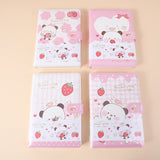 32K pagine a colori taccuino magnetico in pelle con fibbia-Carino orso angelo