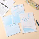 Il suono della luna quaderno di rilegatura senza fili B5