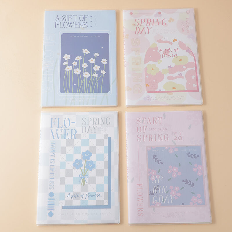 Il dono del fiore coditina in gomma notebook B5